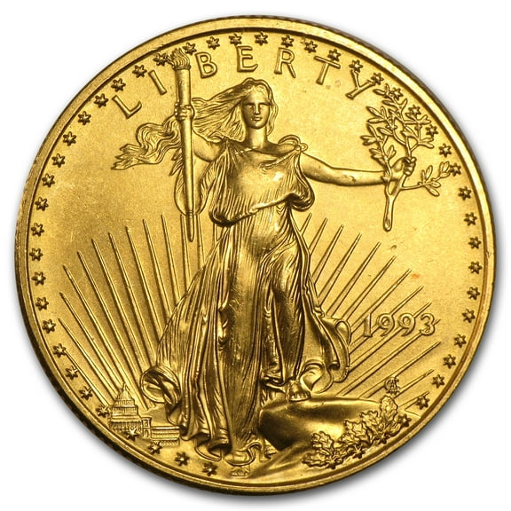 1993 1/2 oz American Gold Eagle BU