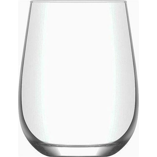Madison Large 20 Ounce Stemless Wine Glasses Thick and Durable