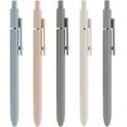 thumbnail image 3 of 2025 New Gettoreach 5 PCS Gel Ink Pens, Quick Dry Black Ink Fine Point Roller Ball Gel Ink Pen for Smooth Writing (Vintage Color), 3 of 9