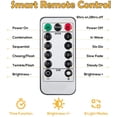 thumbnail image 4 of Guirnalda de luces navideñas USB de 100 LED con control remoto, luces decorativas de Halloween para interiores y exteriores, para dormitorio, boda, fiesta, hogar, jardín, multicolor, 4 of 5