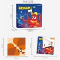 thumbnail image 4 of Kit de origami de 108 hojas para niños, 54 patrones de origami de dibujos animados 3D con libro instructivo de origami, papel de origami para proyectos de arte y manualidades/juguetes, principiantes, 4 of 5