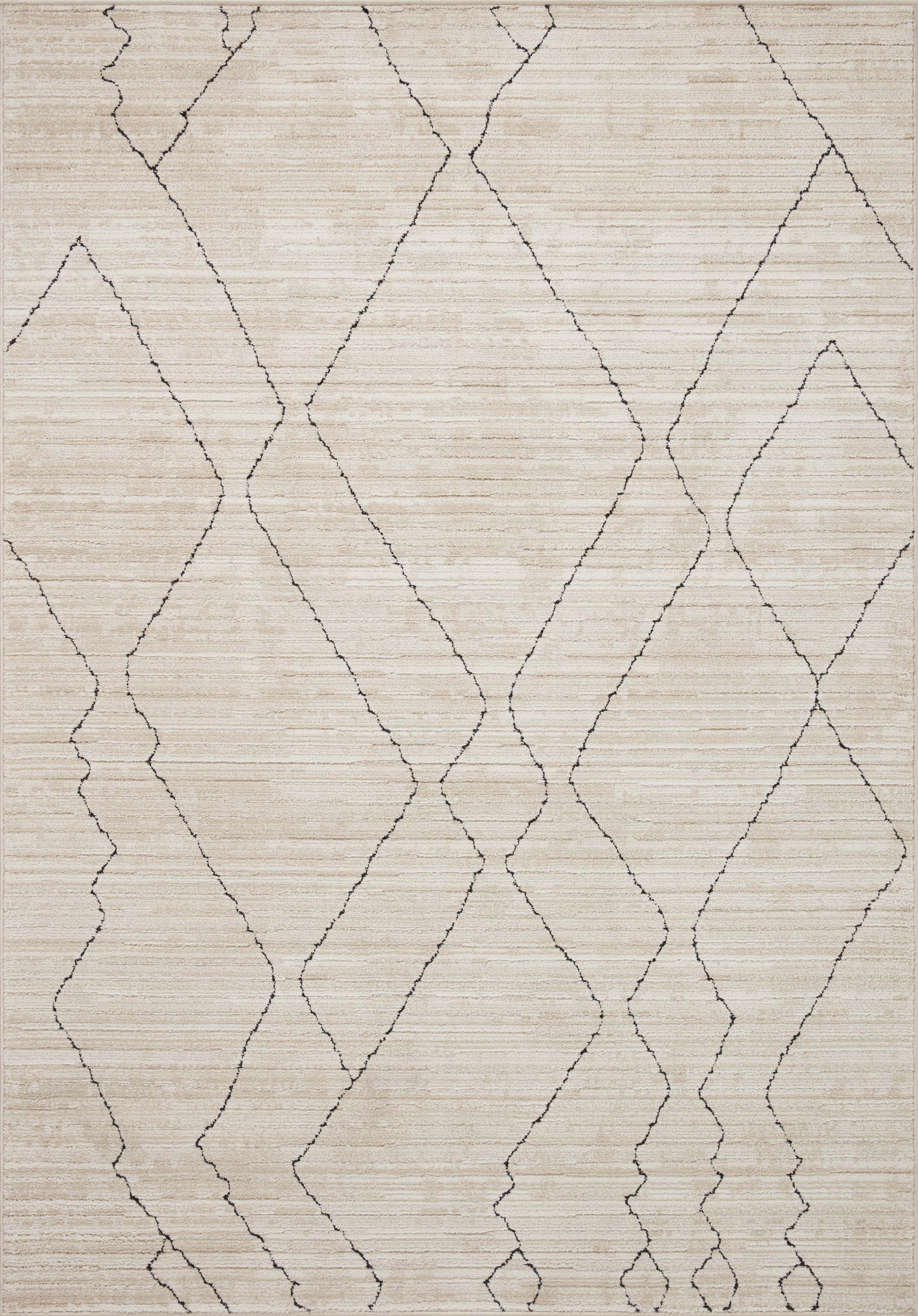 Loloi Darby Sand / Charcoal 9'-2" x 13' Area Rug