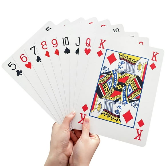 Baraja de cartas Yuanhe Jumbo, baraja grande y gigante, baraja completa