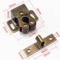 thumbnail image 2 of Serrure de Porte d'Armoire à Double Rouleau Attrape-Porte Caravane Bateau Vert Bronze, 2 of 10