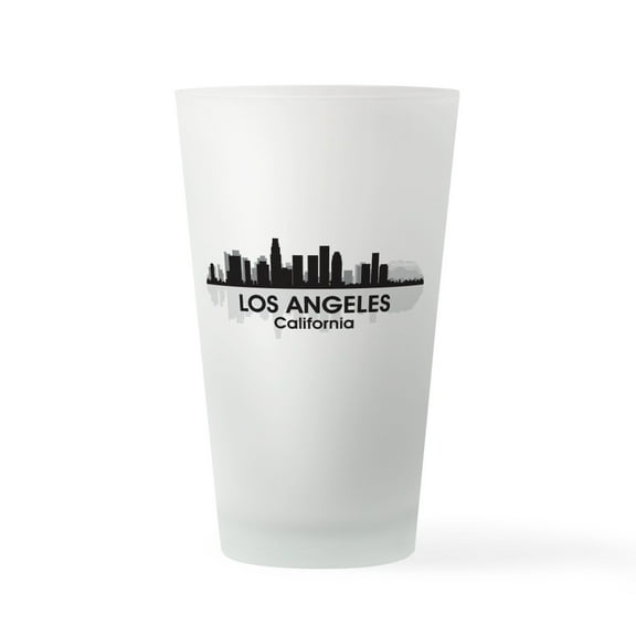 CafePress - Los Angeles Skyline - Pint Glass, Drinking Glass, 16 oz. CafePress