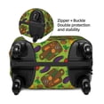 thumbnail image 4 of Lsque Carrot Eggplant Printed Luggage Cover, Travel Luggage Protector,Scratch and Dirt Resistant, Fits 18-32 Inch Luggage - Small, 4 of 9