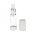 thumbnail image 3 of Dispensador de bomba de Aluminio recargable 15 ml Sunnimix Botella de loción Color plata, 3 of 8