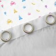 thumbnail image 4 of Erosebridal Colorful Princess Castle Blackout Curtains Set of 2 (52x84 Each),Multicolor Kawaii Carriage Window Curtains For Girly, 4 of 7
