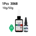 thumbnail image 2 of 10 ml Colle UV 3068 Adhésif de Durcissement Transparent Acrylique Verre Liquide de Réparation Colle, 2 of 3