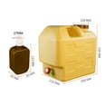 thumbnail image 1 of kurtrusly Portable Water Storage Tank with Faucet for Hiking Travelling Self Driving, 1 of 9