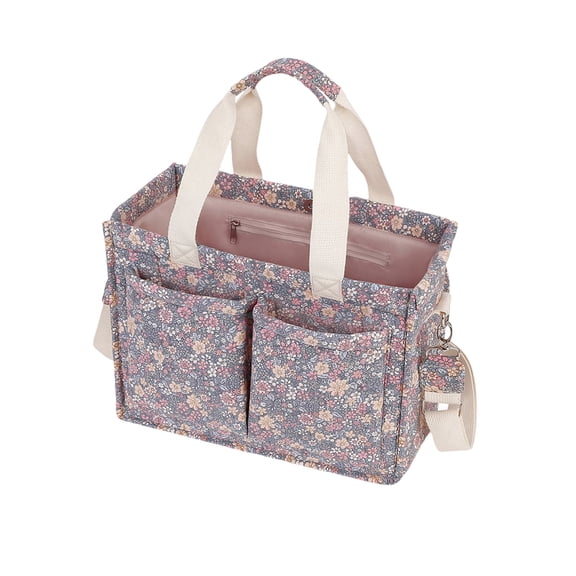 Baby Essential Carry Case Water Resistant Organsier Portable Hand Bag with Shoulder Strap Belt for Busy Moms