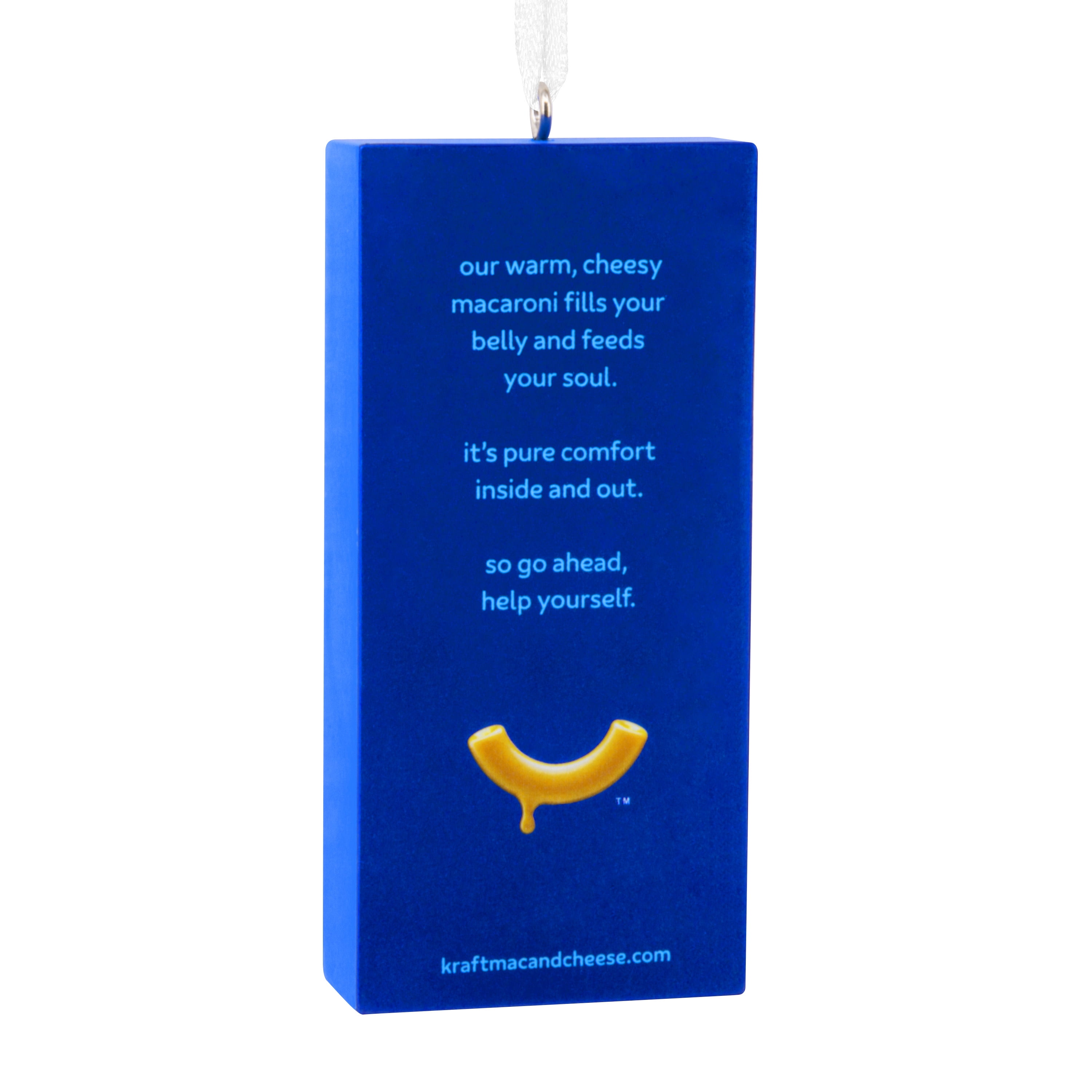 Hallmark Christmas Ornament (Kraft Mac & Cheese Box), 1 Count
