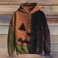 thumbnail image 2 of Curuila Halloween Mens Hoodies Hallowmas Graphic Print Long Sleeve Hooded Sweatshirt For Men Everyday Wear Comfortable Pullover Tops Size L, 2 of 3