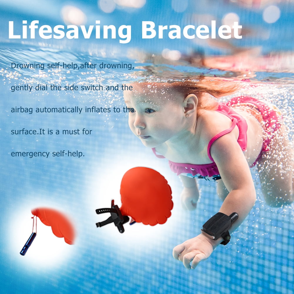 Anti Drowning Lifesaving Bracelet Floating Swimming Self Rescue Wristband