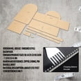 thumbnail image 3 of DIY Acrylic Template, Acrylic Board Transparent Lightweight 9Pcs  For Gift, 3 of 8