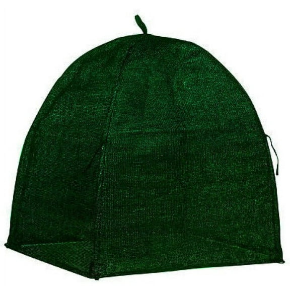 NuVue 20252 28" x 28" x 34" Green Frost Proof Winter Shrub Protector Cover - Quantity of 2