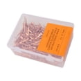 thumbnail image 1 of 250Pcs Horseshoe Nails, Copper Plated, Rustproof, Equestrian Riding Equipment for Pet Supplies, 1 of 7