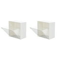 thumbnail image 1 of 2Pcs Craft Organizer Flip-top Storage Box Hanging Storage Box Plastic Sundries Box, 1 of 9