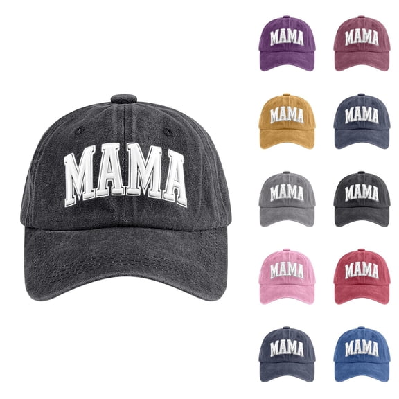 Mama Hat Mama Letter Printed Baseball Cap Mother's Day Gift Mother Hat