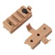 thumbnail image 1 of 1 Pair Nylon Lead Rail Helmet Flashlight Clip Rail Slider 20mm, C, 1 of 5