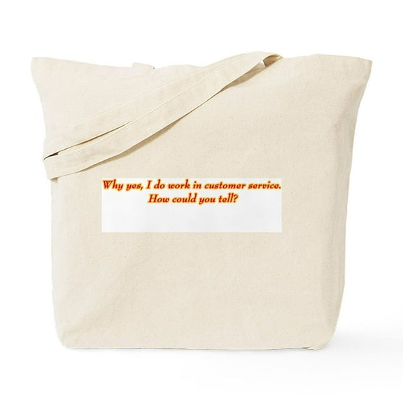 CafePress - Customer Service Target Tote Bag - Unisex Canvas Tote Bag, Beige, 1-Piece