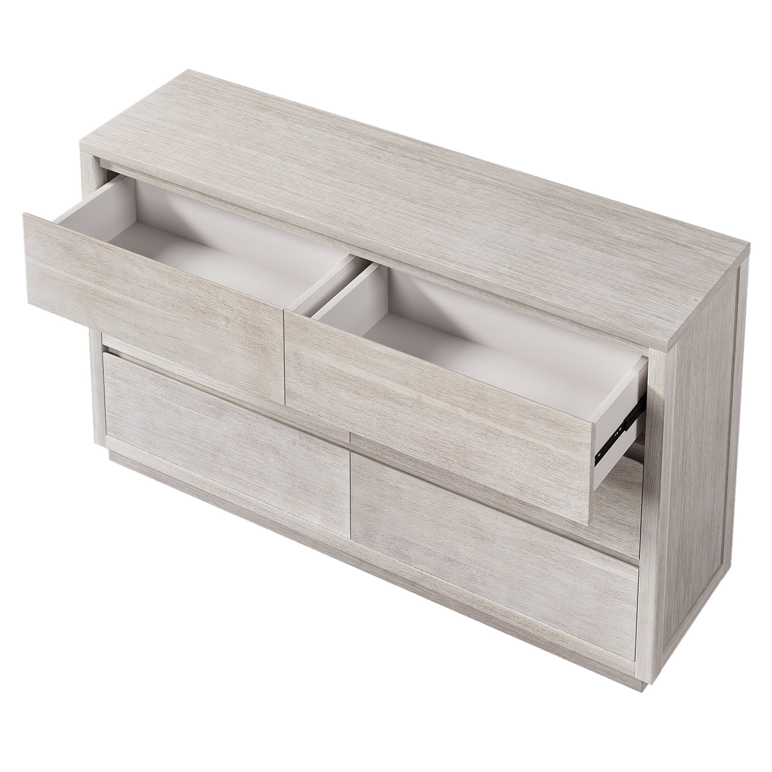 Kadyn 6-Drawer Dresser, Modern Farmhouse Dresser with Drawer, Soild Wood Double Dresser for Bedroom, Stone Gray Kadyn 6-Drawer Dresser, Modern Farmhouse Dresser with Drawer, Soild Wood Double Dresser for Bedroom, Stone Gray