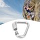 thumbnail image 4 of Cadena Triangular Enlace Rápido de Acero inoxidable Acero triangular Bloqueo de Bloqueo de Tornillo para Montañismo para Montañismo, 4 of 7