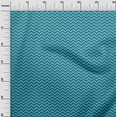 thumbnail image 3 of oneOone Cotton Poplin Medium Blue Fabric Chevron Craft Projects Decor Fabric Printed By The Yard 42 Inch Wide, 3 of 4