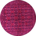 thumbnail image 1 of Ahgly Company Indoor Round Persian Pink Traditional Area Rugs, 4' Round, 1 of 4