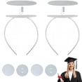 thumbnail image 6 of Graduation Cap Headband, Secure Grad Cap Upgrade Insert Hairband, Protect Hairstyle Hat Accessories for Graduates Gift, Class of 2026(Black 1pcs), 6 of 10