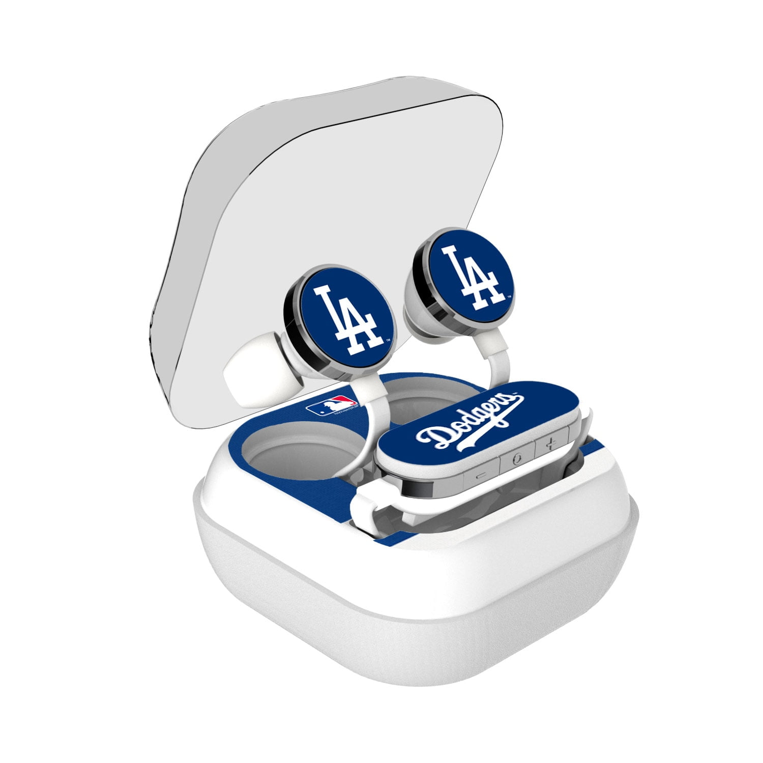 Los Angeles Dodgers Stripe Design Wireless Earbuds Walmart Com Walmart Com