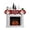 Red, variant on It's COLD Outside Mantel Scarf Fireplace Decorations for Living Room, Christmas Snowman Snowflakes Red New Year Fireplace Mantel Scarf Cover Runner for Halloween/Thanksgiving/Christmas Decor 60"x17"