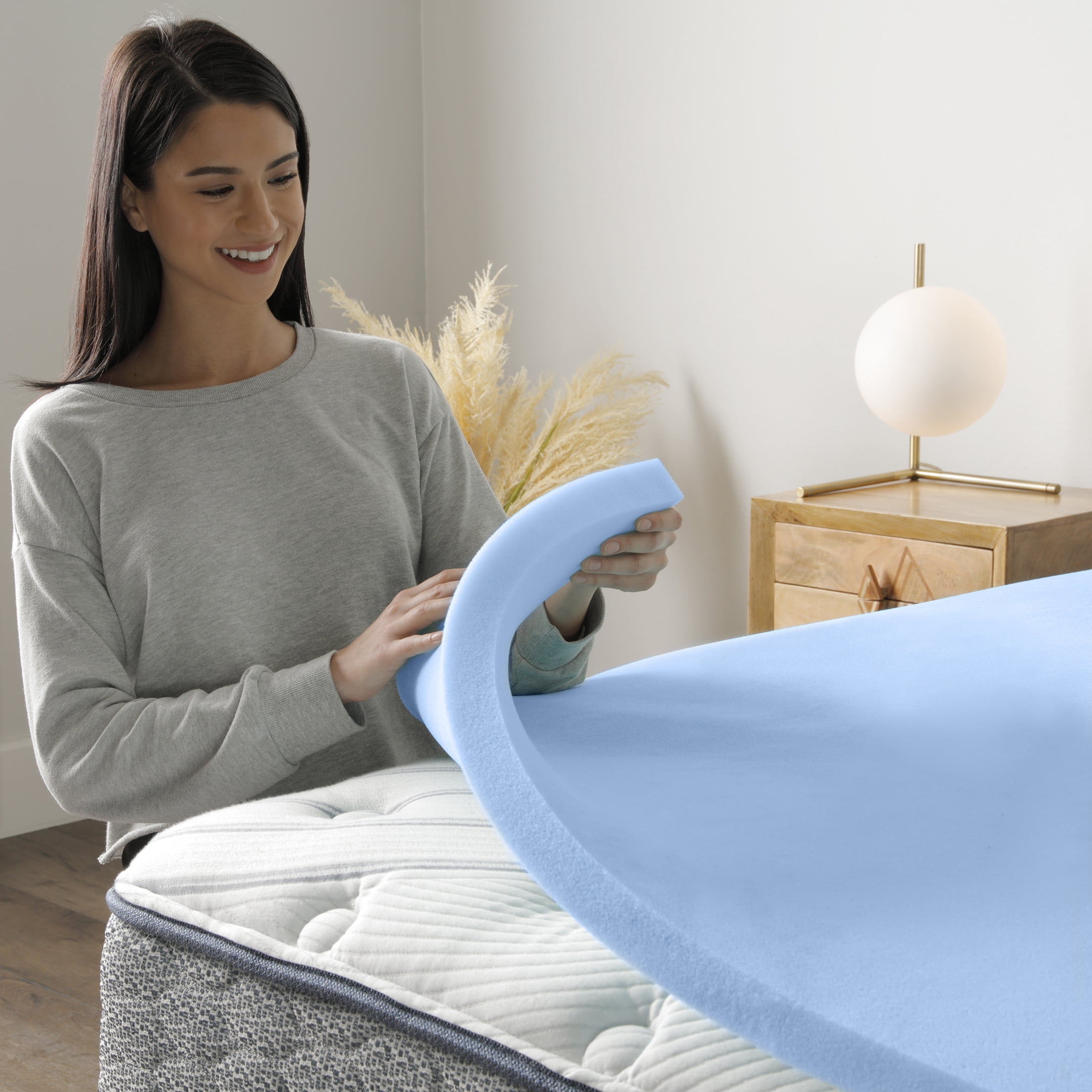 Serta 1.5" Comfort Cooling Memory Foam Mattress Topper, Full