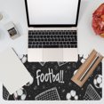 thumbnail image 6 of Desk Mat Large Mouse Pad (35.4 x 15.7 In), Cartoon Soccer Ball Extended Gaming Mousepad with Stitched Edges for Office/Home, 6 of 7