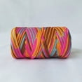 thumbnail image 1 of 300g Cotton Rainbow Yarn for Knitting DIY  Soft Wool  Crochet Bag String Section  Dyed Colored  Weaving Thread  Puffy Chunky, 1 of 7