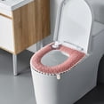 thumbnail image 4 of Uuiauoio Washable Thickened Toilet Seat Cushion Cover, Soft Heated Toilet Seat Pad for Elderly & Disabled, Non-Slip Warm Toilet Lid Cover for Bathroom Comfort, Toilet Seat Cushion for Cold Weather, 4 of 6