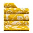 thumbnail image 6 of Unique Loom Outdoor Trellis Collection Area Rug - Tiles (9' x 12' Rectangle Yellow/Ivory), 6 of 9