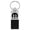 Black, variant on Mopar Duo Rectangular Leather Key Chain (Blue)