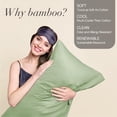 thumbnail image 2 of Bedelite Juego De 2 Fundas De Almohada Estándar De Rayón Derivado De Bambú, Fundas De Almohada Refrescantes Para Personas Que Duermen Calientes Y Sudores Nocturnos, Fundas De Almohada Transpirables, S, 2 of 5