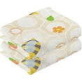 thumbnail image 2 of GZHJMY Face Hand Towel Set Bee Honeycomb Flowers Washcloth Washcloths, Quick-Dry Highly Absorbent Bath Towel- Pack of 2, 2 of 7