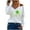 z3 White, variant on Guluxicc St. Patrick's Day Shirts for Women Clover Graphic Tees Shamrock Printed Tunic Tops Casual Off Shoulder Long Sleeve T-Shirt, 2XL