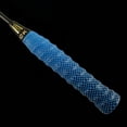 thumbnail image 1 of 1pcs Anti-slip Tennis Racket Grip Tape PU Shock Absorption Fishing Rod Sweatband Thicken Tennis Racket Overgrip Badminton blue, 1 of 6