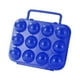 thumbnail image 4 of Contenedor portátil para guardar huevos, caja de protección con 12 compartimentos, ideal para mochileros, senderismo, caravanas y hogares. Azul, 4 of 8