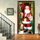 thumbnail image 3 of 1 pieza, cubierta de puerta navideña, no requiere fuente de alimentación, suministros para fiestas, decoración para fiestas navideñas, material de poliéster, 35,4 x 70,8 pulgadas, 3 of 4