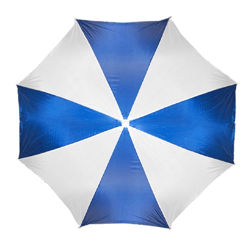 Beach Umbrella 72" Wide & 72" High (Blue White.) ? by Home Innovations