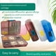 thumbnail image 4 of Toystoory Caja de pastillas portátil de doble capa, caja de pastillas, suplementos, separación, 9 compartimentos, organizador de Almacenamiento y organización del hogar, 4 of 6
