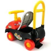 Kiddieland Disney Mickey Foldable Handle Unisex Push & Pedal Ride-Ons 4.9 lb
