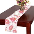 thumbnail image 2 of MKHERT Funny Donuts with Pink Glaze Falling Table Runner Home Decor for Wedding Banquet Decoration 16x72 Inch, 2 of 3
