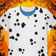 thumbnail image 5 of Halloween Dalmatian Costume Blue Collar All Over Youth T Shirt Multi YXL, 5 of 7