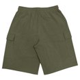 thumbnail image 4 of AHMOMEI Linen Mens Shorts Elastic Waist Drawstring Men Beach Shorts Wide Leg Casual Shorts for Men with Pockets Green XXXL, 4 of 4
